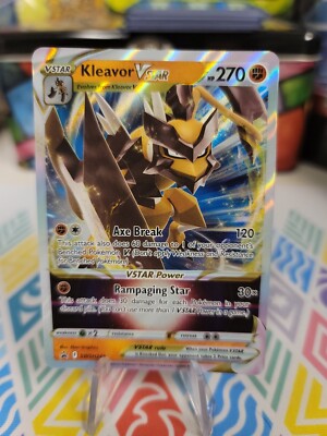 Pokémon TCG Kleavor VSTAR SWSH Black Star Promos SWSH249 Holo Promo ...