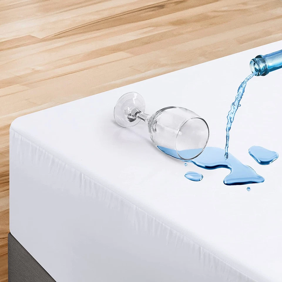 Funda de colchón con cremallera protector impermeable ropa de cama utopía Foto 2 de 4