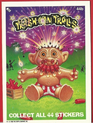 TOPPS 1992 - TRASH CAN TROLLS - TRADING CARDS - PICK YOUR TROLL ! (NM05) - Picture 89 of 89