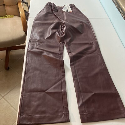 Honor The Gift Vegan Leather Pants XS Womens Ruby Whtg220314 | eBay