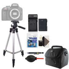 Tall Tripod Case Replacement Battery  Charger for Nikon D3500 D3400 D5600 P7000
