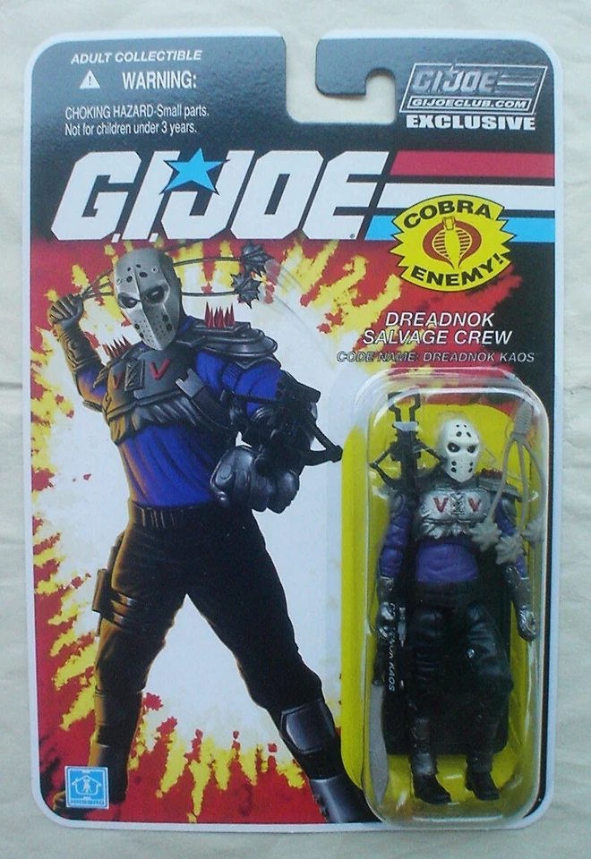 Boneco DUSTY & KAOS GI Joe Collectors Club FSS 7.0 Hasbro Dreadnok 1:18 4" 2018 - Imagem 4 de 4