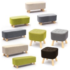 Entryway Shoe Changing Stool Footstool Bench Sofa Footrest Pouffe Seat Footrest