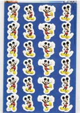 96 Disney Mickey Mouse Stickers, acid free, scrapbooking, art  craft, NEW