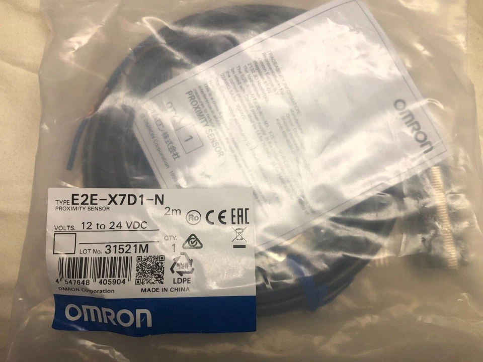 E2E-X7D1-N, 2 WIRE, M18, 7MM SENSING DISTANCE, TUBULAR PROXIMITY SWITCH OMRON - Image 4 of 4
