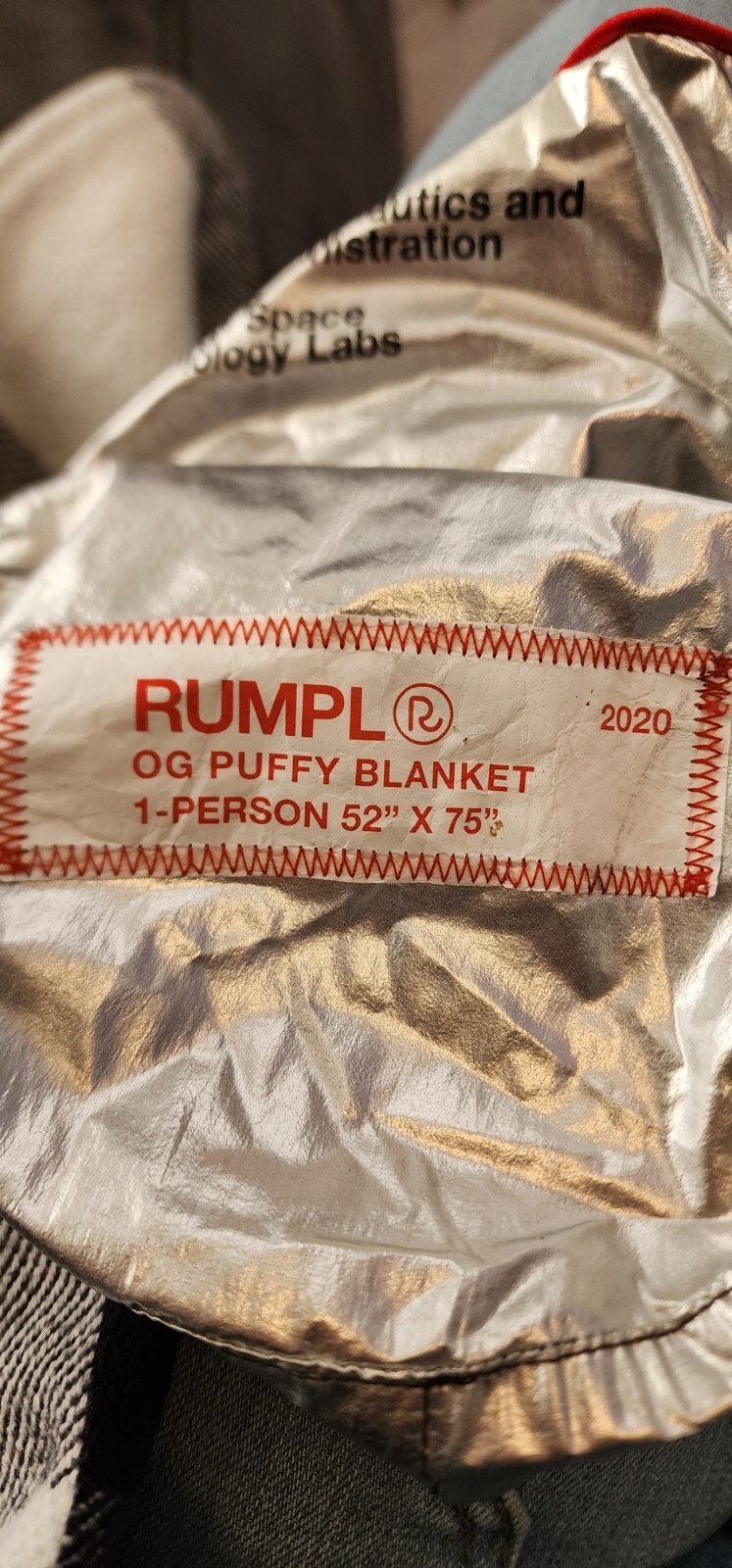 Rumpl NASA Apollo 11 Blanket Limited Edition RARE 1 Person 52 x 75 eBay