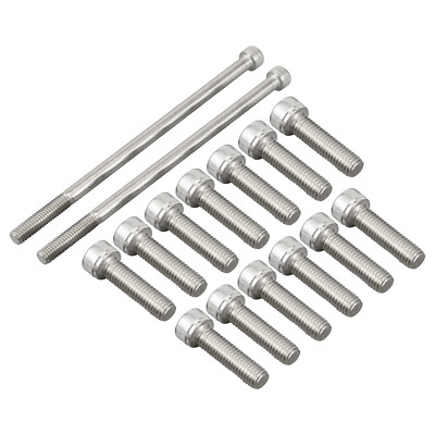 LS Stainless Steel Oil Pan Bolt Kit Set For LSX LS2 LS3 LS6 LS7 4.8L 5.3L 6.2L