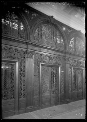 Interior detail elevator doors B Altman & Co Department sto - 1900 Old Photo
