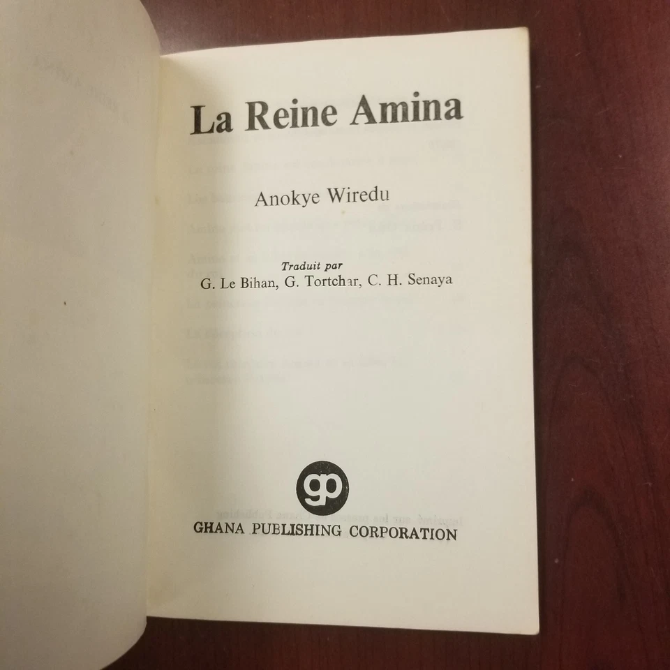 LA REINE AMINA [SWAHILI BOOK in FRENCH] Anokye Wiredu First Edition 1978 AFRICAN - Image 3 of 4