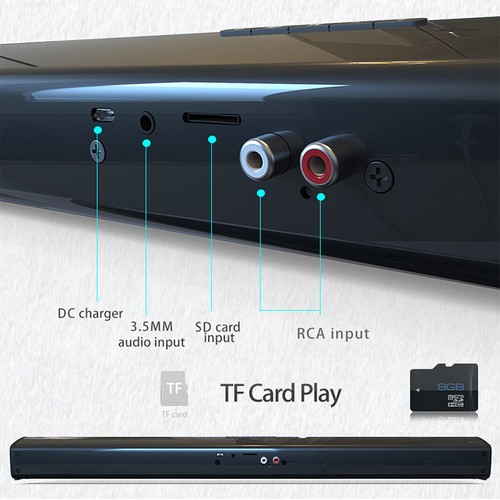 Barra de sonido envolvente Bluetooth Sistema de 4 altavoces Subwoofer TV Home Theater Control remoto - Imagen 3 de 15