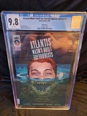 Atlantis Wasn't Built For Tourist 1 Special Edition Cgc 9.8 Scout Comics
