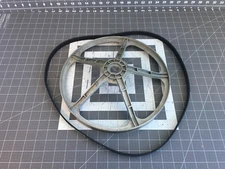 GE Washer Drive Pulley w/ Drive Belt P# WH07X10016 WH08X10024