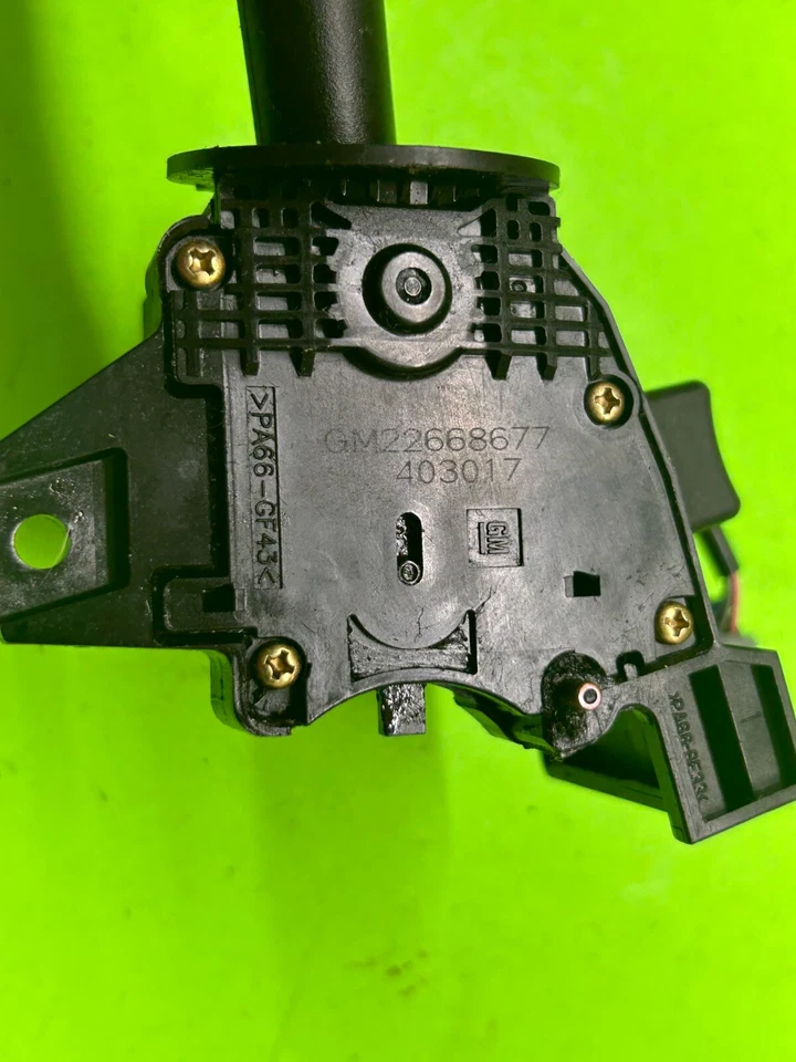 2004 PONTIAC AZTEK TURNSIGNAL WIPER CRUISE HAZARD CONTROL SWITCH OEM GM22668677 - Изображение 3 из 4