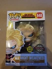 Funko Pop! ALL MIGHT (Weakened) Glow Dark GITD 648 BoxLunch My Hero Academia SE