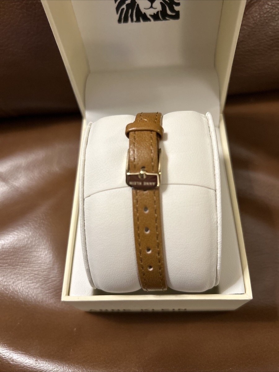 Women\'s 109442CHHY Gold-Tone Champagne Dial and Brown Leather Strap Watch 71mD9Kog-dL._AC_UY900_.jpg main image 2