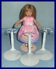 3 White KAISER #2001 Doll Stands for 8" Madame Alexander GINNY Riley