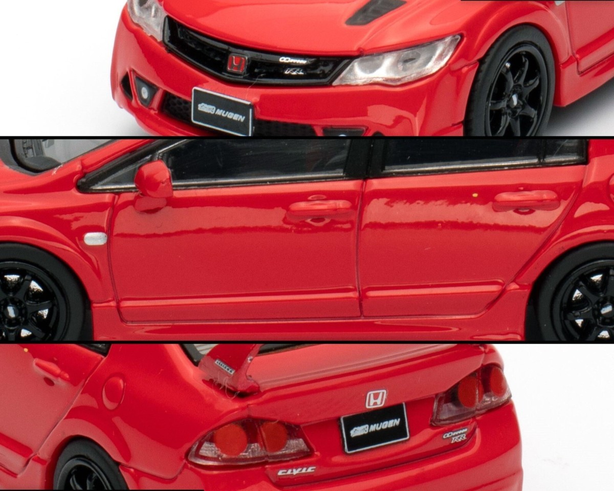 INNO64 HONDA CIVIC FD2 MUGEN RR RED SEALED | eBay