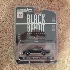GreenLight Black Bandit • 1980 Chevrolet Caprice Police • 1/64 • Bx66