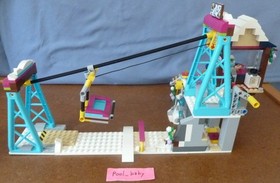 Lego Friends 41324 - SNOW RESORT SKI LIFT - Used - 100% COMPLETE - NO BOX