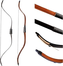 PMZ Archery 50lbs Traditional Recurve Bow 50" Korean Horseback Hunting Bow