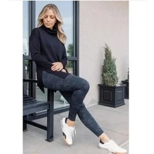 Spanx Look At Me Now Black Camo Leggings Size M Medium