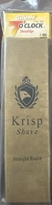 Krisp Beauty Straight Edge Razor Barber Shavette Beard Shaving Tool 10 Blades Ne
