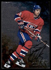 1998-99 Be a Player Autographs Brett Clark Auto Montreal Canadiens #220