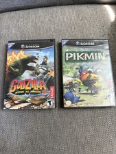 Godzilla Destroy All Monsters Melee Nintendo GameCube & Pikmin Both No Manuals