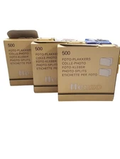 Henzo Photo Splits 500 Count Double-Sided Adhesive Stickers Lot 3