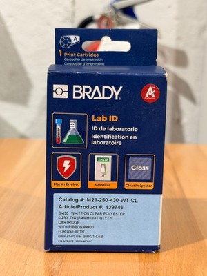 Brady Corporation M21-250-430-WT-CL Label Cartridge
