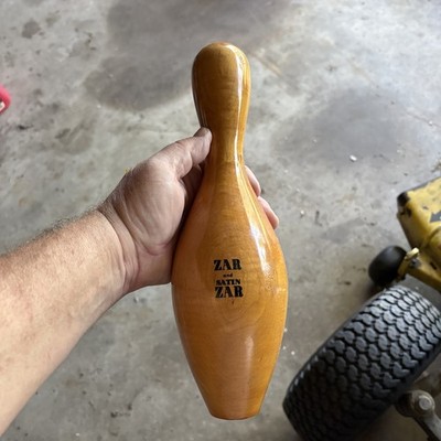 Vintage ZAR And Satin ZAR Wooden  Store Advertisement. Great Display Item