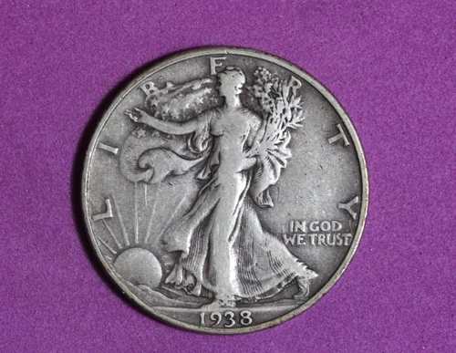1938-D Walking Liberty Half Dollar #P34119
