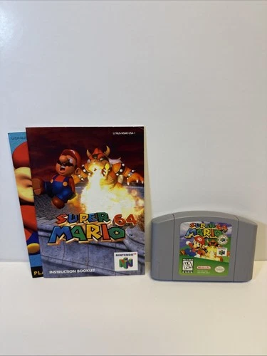 New ListingSuper Mario 64 (Nintendo 64 N64, 1996) Authentic W Instruction Booklet