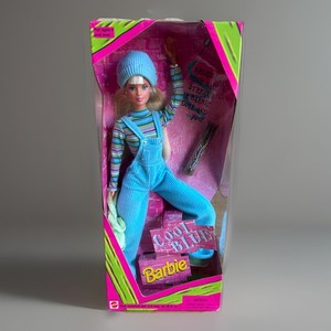 Poupée Barbie Vintage 1997 - COOL COLOURS Mèches Bleues #20122 - NRFB - Mattel
