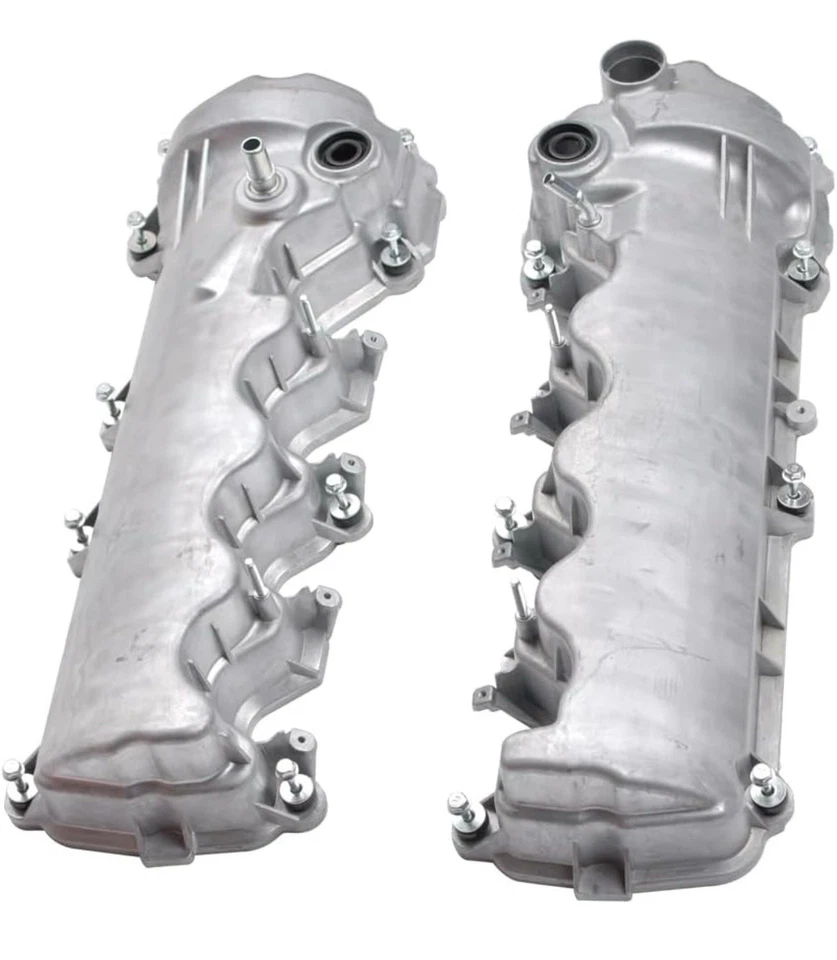 Cubierta de válvula de motor izquierda y derecha 4,6 L 5,4 L con juntas pernos para Ford Foto 2 de 4