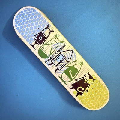 Vintage Alien Workshop Deck Chicken Wire Logo Deck Don Pendleton NOS