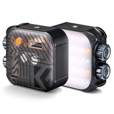 Bi-Color LED Video Light, 2000mAh, 2500K-9900K, CRI 96 , Black