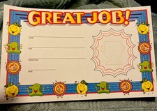 Award Certificates "Great Job" 30 sheets per pack