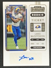 Lance Mccutcheon 2022 Panini Contenders Football Rookie Ticket Auto RC #272