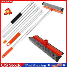 Windshield Cleaner Tool 2 in 1 Car Window Squeegee with Extendable Handle