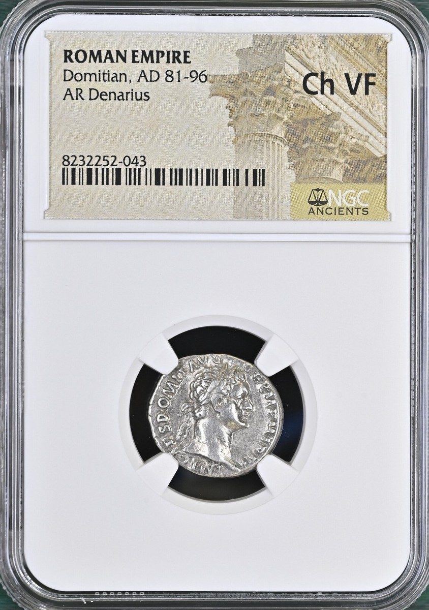 81-96 AD Domitian AR Denarius NGC Choice CH VF Roman Empire Silver Ancient  Co... | eBay