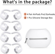 Ear Hooks for AirPods Pro 2 Ear Tips Anti Slip Silicone Earbuds Cover for Air...