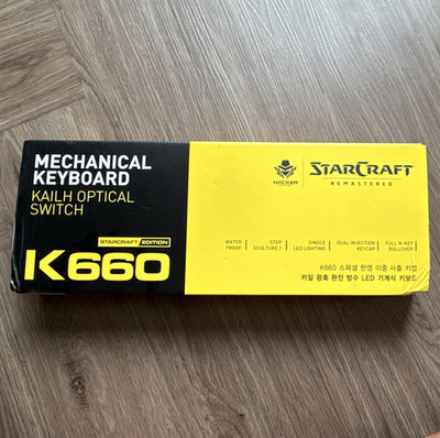 Hacker K660 StarCraft Edition Wired Kailh Optical Switch - Illuminated