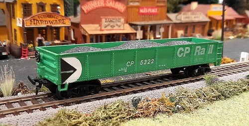 * 1/87 HO * Life Like * Canada Pacific 40Ft Gondola  with Coal CP 5322 * BOXED * | Zustand: Used