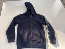 Tommy Hilfiger Hoodie Boys Size Medium Signature Logo Full Zip Front jacket