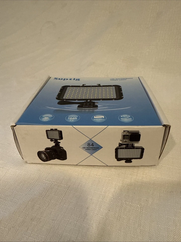 Suptig Diving Light High Power Dimmable Waterproof Led Video Light ALL CAMERAS - Image 2 of 4