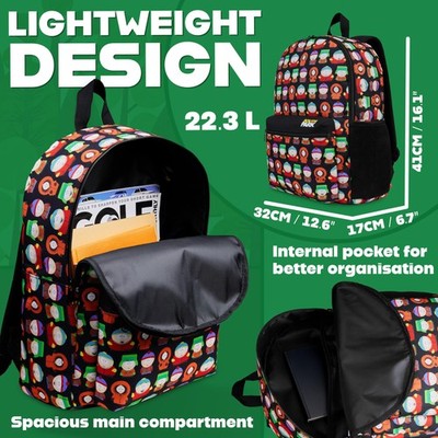 South Park Backpack for Men - All-Over Print Daypack, Gym/School