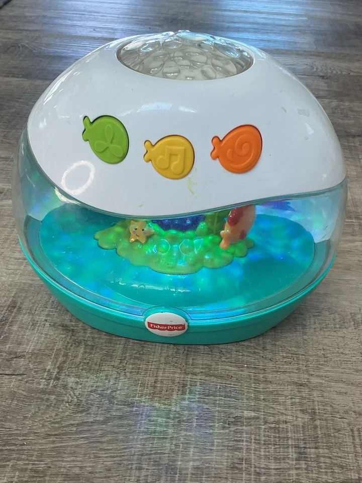 Fisher Price Calming Seas Chupete Proyección Luz Nocturna Proyector Probado Funciona Foto 3 de 4