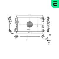 ERA MotorküHler WasserküHlerfüR Opel Astra J GTC Chevrolet Cruze 2.0 Cdi