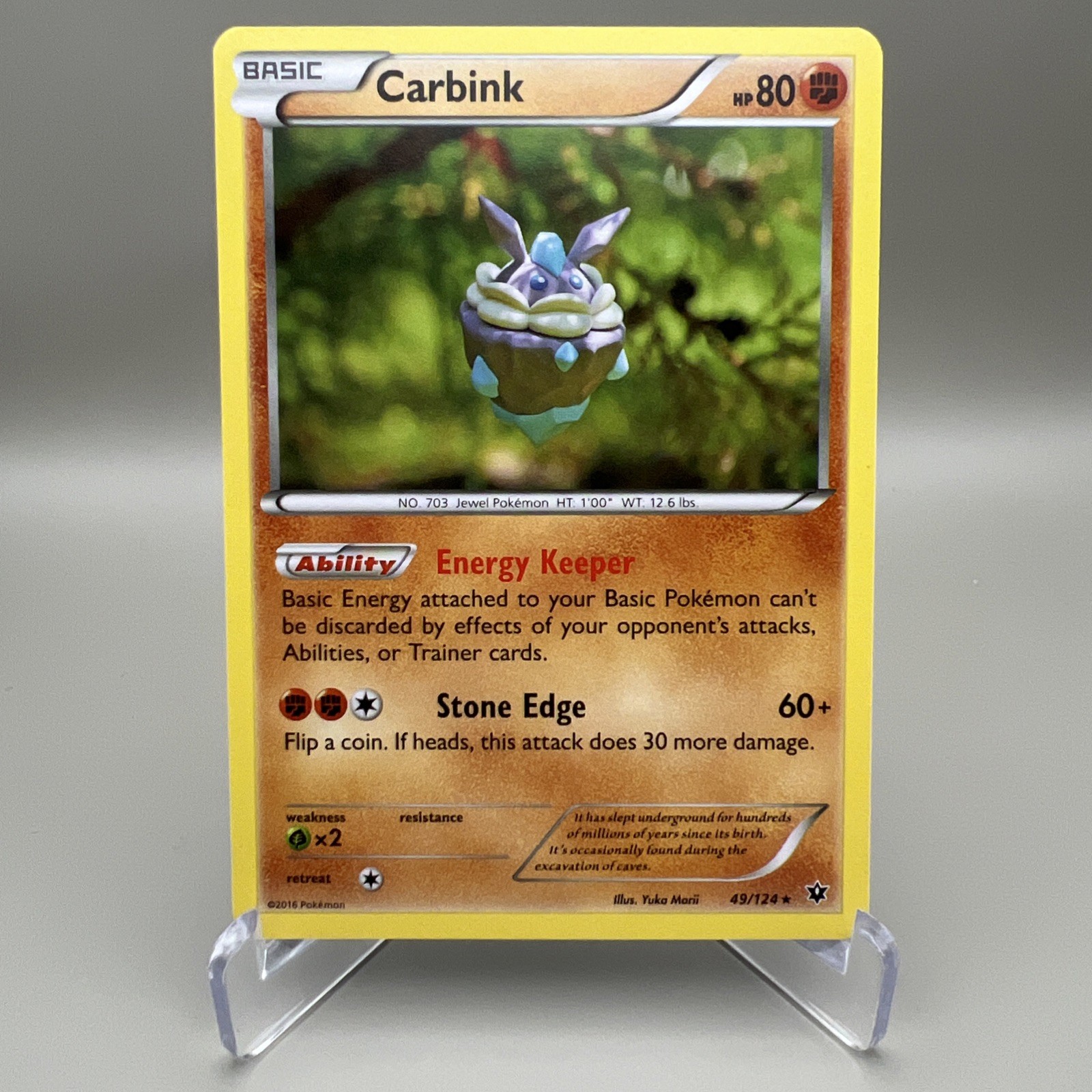 Carbink #49/124 Regular Rare - XY Fates Collide 2016 Pokemon TCG - LP